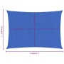 Rectangular HDPE terracotta shade sail 160 g/m² 3.5x5 m by , Umbrellas - Ref: Foro24-311517, Price: 41,99 €, Discount: %