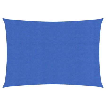 Rectangular blue HDPE sail shade 160 g/m² 5x7 m by , Umbrellas - Ref: Foro24-311522, Price: 66,02 €, Discount: %