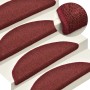 Stair tread carpets 15 units red 56x17x3 cm by vidaXL, Stair mats - Ref: Foro24-322372, Price: 53,16 €, Discount: %