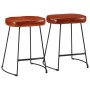 Bar stools 2 units dark brown 40x29.5x53 cm by , Kitchen stools - Ref: Foro24-358928, Price: 77,16 €, Discount: %