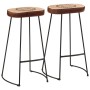 Bar stools 2 units dark brown 44x37.5x78 cm by , Kitchen stools - Ref: Foro24-358923, Price: 112,99 €, Discount: %