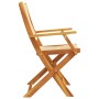 Folding garden chairs 6 pcs solid acacia wood beige by , Garden chairs - Ref: Foro24-3214572, Price: 422,08 €, Discount: %