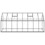 Invernadero con marco base aluminio antracita 445x169x195 cm de , Invernaderos - Ref: Foro24-3266334, Precio: 716,99 €, Descu...