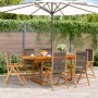 7-piece garden dining set made of solid gray polypropylene wood. by , Garden sets - Ref: Foro24-3281722, Price: 783,96 €, Dis...