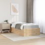 Cama con colchón madera maciza de pino 100x200 cm de , Camas y somieres - Ref: Foro24-3281940, Precio: 278,45 €, Descuento: %