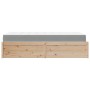 Cama con colchón madera maciza de pino 100x200 cm de , Camas y somieres - Ref: Foro24-3281940, Precio: 278,45 €, Descuento: %