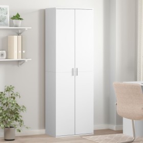 Tall white engineered wood sideboard 60x35x180 cm by , Lockers and storage cabinets - Ref: Foro24-3276665, Price: 129,64 €, D...