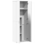 Tall white engineered wood sideboard 60x35x180 cm by , Lockers and storage cabinets - Ref: Foro24-3276665, Price: 136,40 €, D...