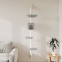 Light gray wall-mounted scratching post for cats, 187 cm by , Cat furniture - Ref: Foro24-172399, Price: 52,16 €, Discount: %