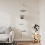 Light gray wall-mounted scratching post for cats, 187 cm by , Cat furniture - Ref: Foro24-172399, Price: 52,16 €, Discount: %