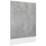 Plywood gray concrete dishwasher panel 45x3x67 cm by , Kitchen cabinets - Ref: Foro24-802558, Price: 20,99 €, Discount: %