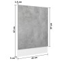 Plywood gray concrete dishwasher panel 45x3x67 cm by , Kitchen cabinets - Ref: Foro24-802558, Price: 20,99 €, Discount: %