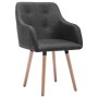 Dining chairs 2 units dark gray fabric by vidaXL, dining chairs - Ref: Foro24-322982, Price: 181,52 €, Discount: %