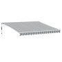 Toldo retráctil automático gris antracita y blanco 400x350 cm de , Toldos - Ref: Foro24-3215794, Precio: 508,83 €, Descuento: %