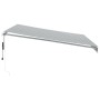 Toldo retráctil automático gris antracita y blanco 400x350 cm de , Toldos - Ref: Foro24-3215794, Precio: 508,99 €, Descuento: %