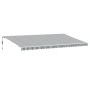 Toldo retráctil automático gris antracita y blanco 600x350 cm de , Toldos - Ref: Foro24-3215806, Precio: 803,06 €, Descuento: %