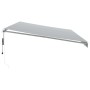 Retractable automatic awning in anthracite gray and white, 600x350 cm. by , Awnings - Ref: Foro24-3215806, Price: 803,06 €, D...