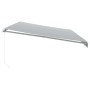 Toldo retráctil manual gris antracita y blanco 600x350 cm de , Toldos - Ref: Foro24-3215804, Precio: 555,79 €, Descuento: %