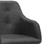 Dining chairs 2 units dark gray fabric by vidaXL, dining chairs - Ref: Foro24-322982, Price: 181,52 €, Discount: %