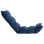 Folding blue fabric floor lounger by , Floor chairs - Ref: Foro24-325239, Price: 103,42 €, Discount: %