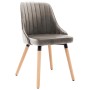 Dining chairs 2 units light gray velvet by vidaXL, dining chairs - Ref: Foro24-323052, Price: 158,75 €, Discount: %