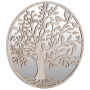 Round iron mirror in sand color for indoor use 40x2.5cm by , Mirrors - Ref: Foro24-3093539, Price: 72,71 €, Discount: %