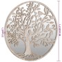 Round iron mirror in sand color for indoor use 40x2.5cm by , Mirrors - Ref: Foro24-3093539, Price: 72,71 €, Discount: %