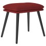 Sillón de relax con reposapiés tela rojo tinto de , Sillones - Ref: Foro24-3097776, Precio: 143,99 €, Descuento: %