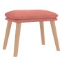 Relax armchair with pink velvet footstool by , Armchairs - Ref: Foro24-3097824, Price: 147,99 €, Discount: %