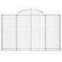 Gabion baskets 50 units, arched shape, iron, 200x30x120/140cm. by , Pots and planters - Ref: Foro24-3146150, Price: 3,00 €, D...