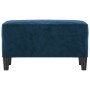 Banco de terciopelo azul 70x35x41 cm de , Bancos - Ref: Foro24-349406, Precio: 56,65 €, Descuento: %