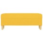 Banco de tela amarillo 100x35x41 cm de , Bancos - Ref: Foro24-349380, Precio: 60,02 €, Descuento: %