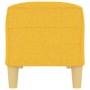 Banco de tela amarillo 100x35x41 cm de , Bancos - Ref: Foro24-349380, Precio: 60,02 €, Descuento: %