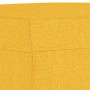 Banco de tela amarillo 100x35x41 cm de , Bancos - Ref: Foro24-349380, Precio: 60,02 €, Descuento: %