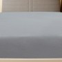 Sábana bajera jersey algodón gris 180x200 cm de , Sábanas - Ref: Foro24-136208, Precio: 18,54 €, Descuento: %