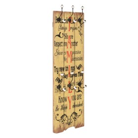 Wall coat rack FAMILY with 6 hooks 120x40 cm by , Hat and coat racks - Ref: Foro24-245856, Price: 59,88 €, Discount: %