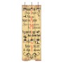 Wall coat rack FAMILY with 6 hooks 120x40 cm by , Hat and coat racks - Ref: Foro24-245856, Price: 59,88 €, Discount: %