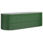 Steel planter with green powder coating, 224x80x68 cm. by , Pots and planters - Ref: Foro24-318953, Price: 90,85 €, Discount: %