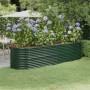 Steel powder-coated green planter bed 296x80x68 cm by , Pots and planters - Ref: Foro24-318958, Price: 94,99 €, Discount: %