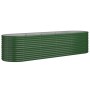 Steel powder-coated green planter bed 296x80x68 cm by , Pots and planters - Ref: Foro24-318958, Price: 94,99 €, Discount: %