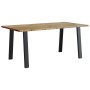 Mesa de comedor madera maciza de acacia 150x90x75 cm de , Mesas de cocina y de comedor - Ref: Foro24-353298, Precio: 260,99 €...