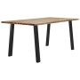 Mesa de comedor madera maciza de acacia 150x90x75 cm de , Mesas de cocina y de comedor - Ref: Foro24-353298, Precio: 260,99 €...