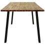 Mesa de comedor madera maciza de acacia 150x90x75 cm de , Mesas de cocina y de comedor - Ref: Foro24-353298, Precio: 260,99 €...