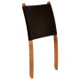 Silla de relax plegable de cuero auténtico negro de , Taburetes y sillas plegables - Ref: Foro24-246364, Precio: 179,23 €, De...