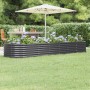 Planter raised bed in anthracite powder-coated steel, 296x80x36 cm by , Pots and planters - Ref: Foro24-318926, Price: 68,23 ...