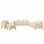 Sofagarnitur mit 4-teiligen cremefarbenen Kissen von , Sofas - Ref: Foro24-3201780, Preis: 747,79 €, Rabatt: %