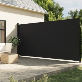 Retractable black side awning 200x500 cm by , Umbrellas - Ref: Foro24-4004459, Price: 109,67 €, Discount: %