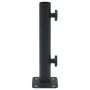 Umbrella base for mast with Ø32/34/38 mm matte black steel. by , Umbrella bases - Ref: Foro24-4003371, Price: 25,42 €, Discou...