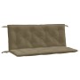 Garden bench cushions 2 units in gray taupe melange fabric 120x50x7 cm by , Cushions for chairs and sofas - Ref: Foro24-40026...