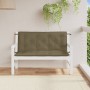 Gartenbankkissen 2 Stück taupe melange grauer Stoff 120x50x7 cm von , Kissen für Stühle und Sofas - Ref: Foro24-4002605, Prei...